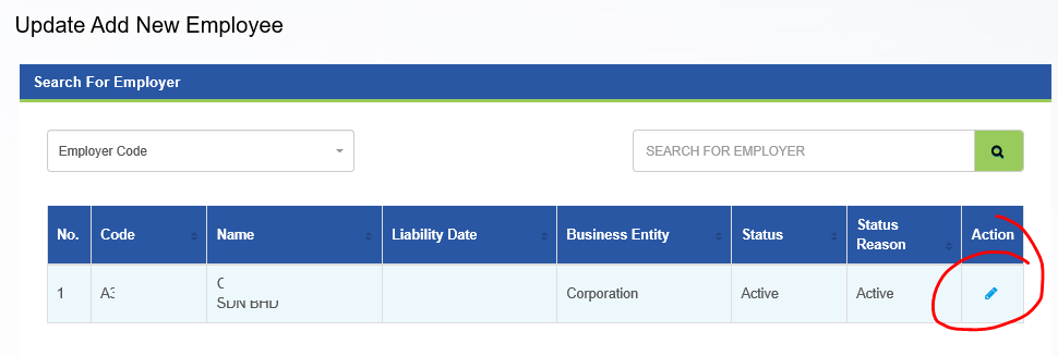 Socso Table For Foreign Worker