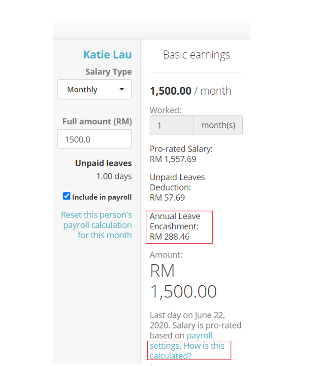 Pro Rata Annual Leave Calculator Malaysia