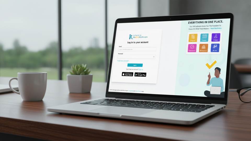 First time setup guide on Kakitangan.com